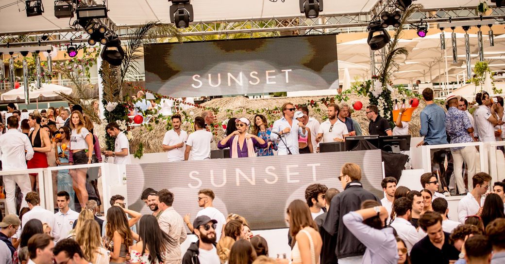 sunset party at monaco grand prix