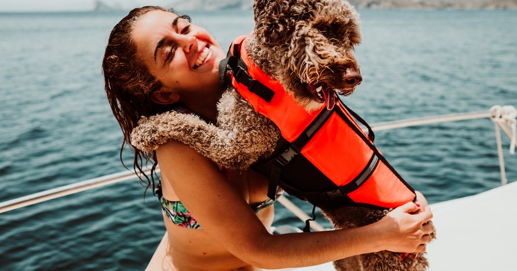 yacht charter dogs onboard