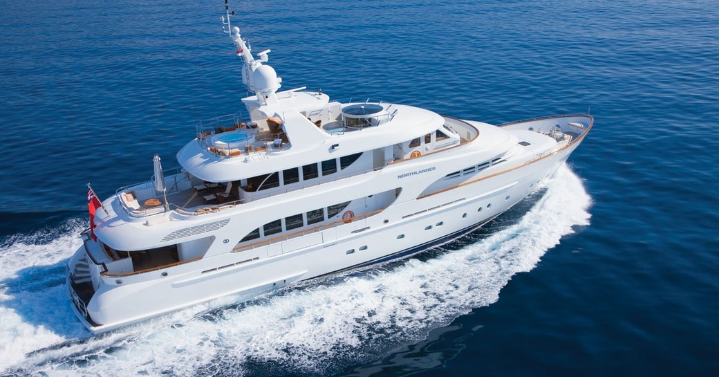 superyacht NORTHLANDER on display at 2015 miami yacht and brokerage show