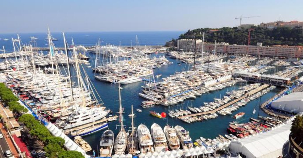 yachts on offer at the monaco yacht show