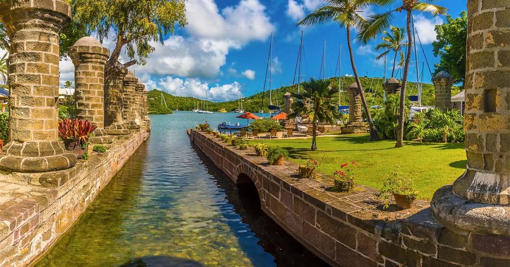 English Harbour at the Antigua Charter Yacht Show