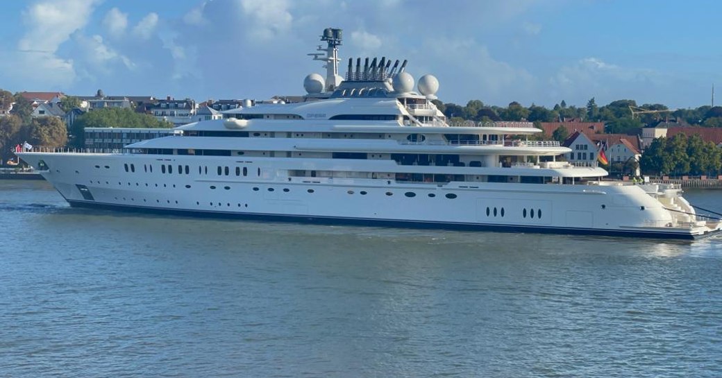 Launch of superyacht OPERA