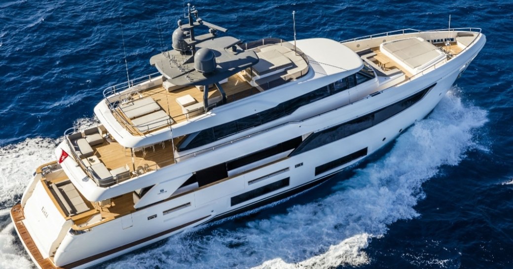 guests on board luxury yacht Penelope while she is underway in the Mediterranean 