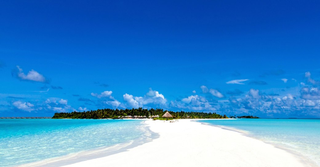 Nalaguraidhoo Beach South Ari Atoll in the Maldives