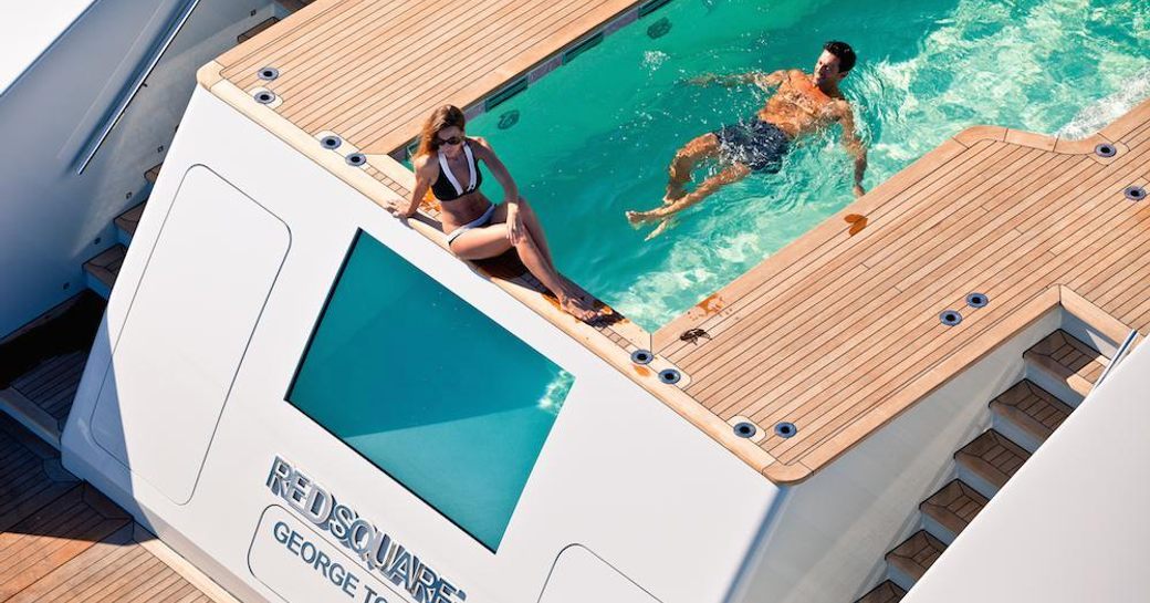 Custom Motor Yacht AXIOMA's pool