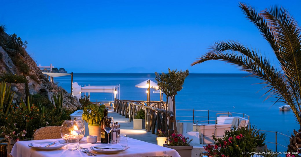 Conca De lSogno, a beach club and restaurant popular with celebrities