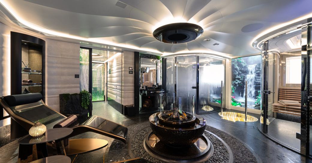 Spa onboard charter yacht KISMET