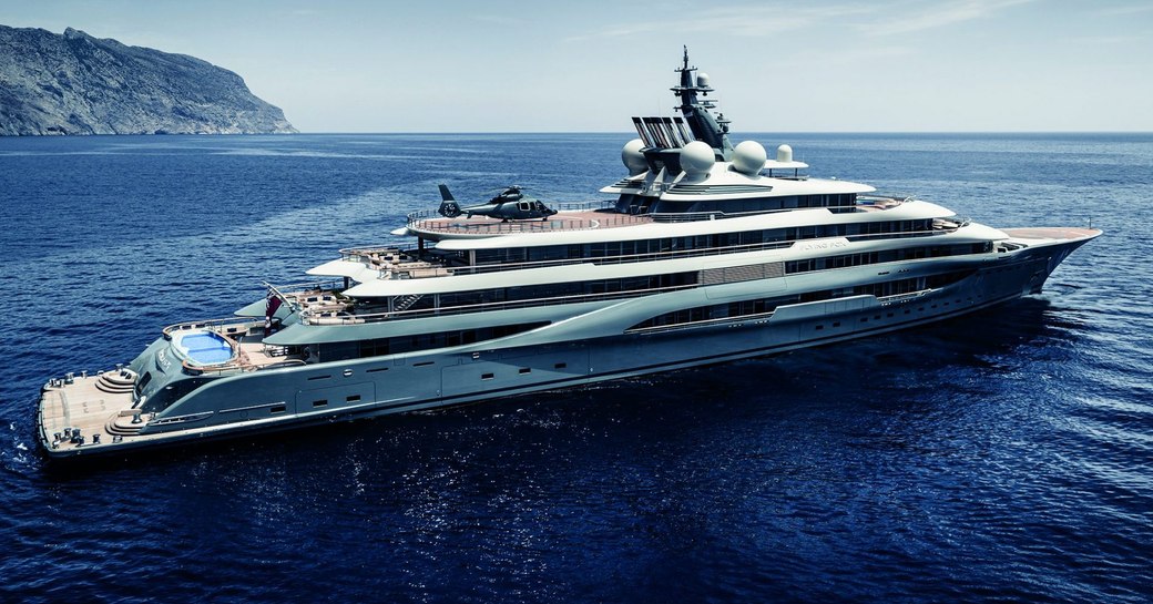 superyacht flying fox the world's largest yacht for charter cruising the waters of the caribbean