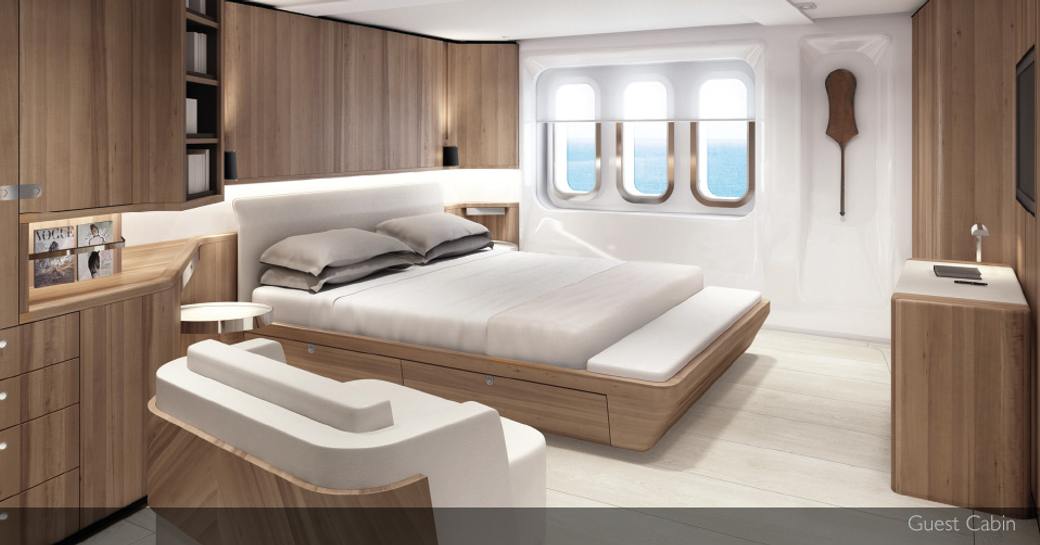 Double suite onboard motor yacht CLOUDBREAK