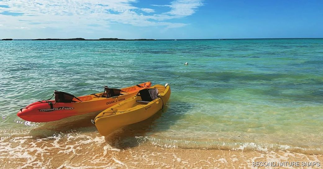 Deadman's Reef Bahamas canoes