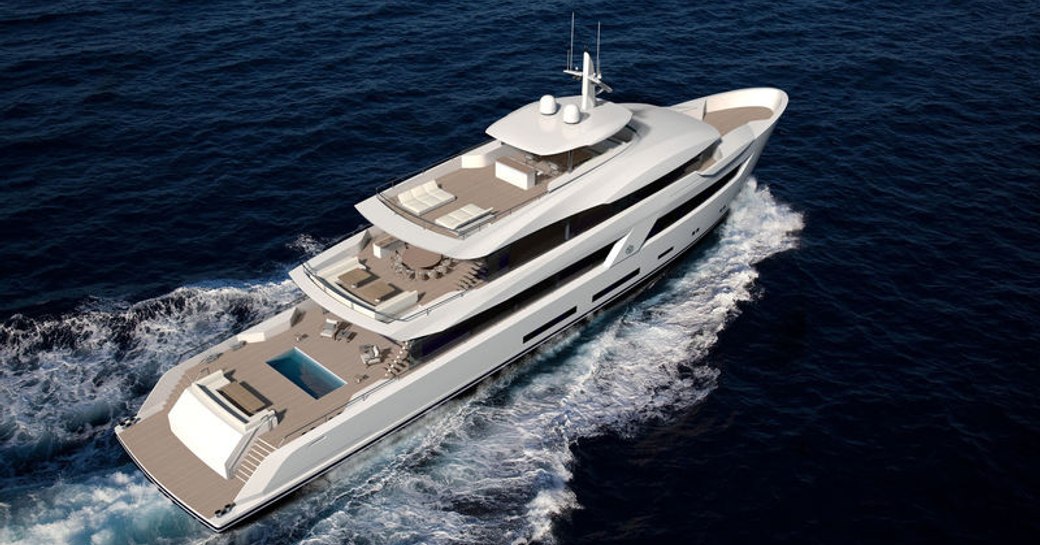 render of superyacht Moon Sand