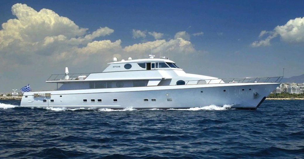 Charter yacht XIPHIAS at sea