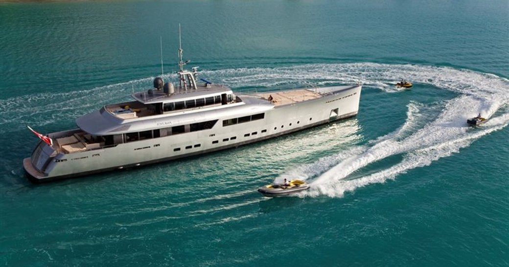 charter yacht EXUMA with Jetskis