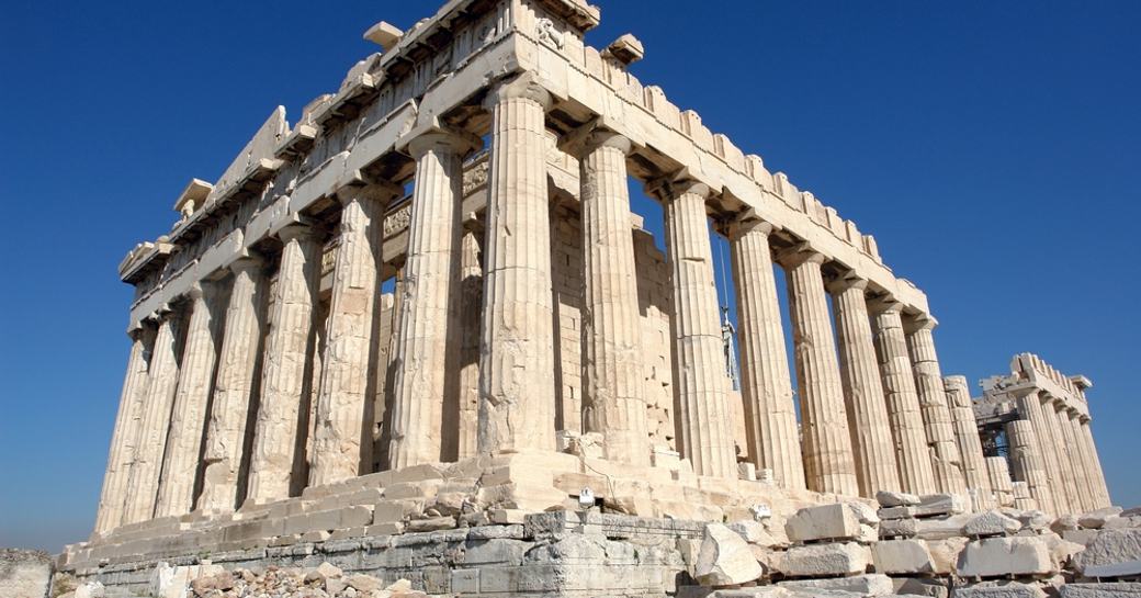 Ancient acropolis in Athens