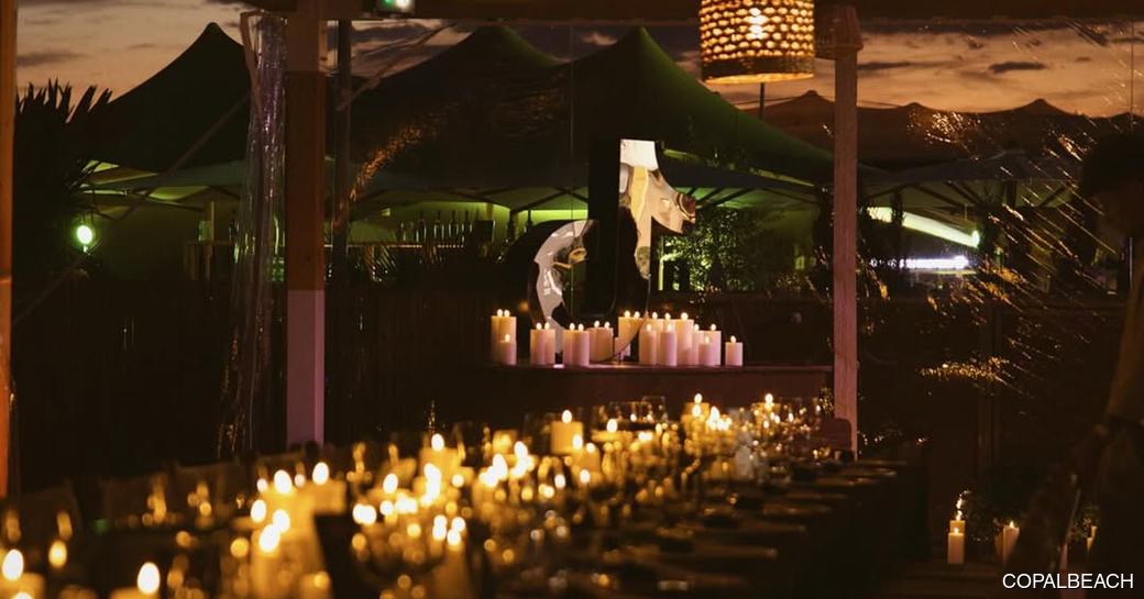 Copal Beach Cannes dining area