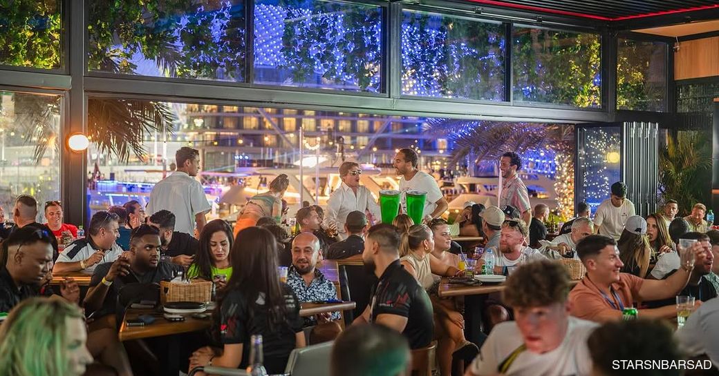 Busy dinner service at Star N Bars Abu Dhabi