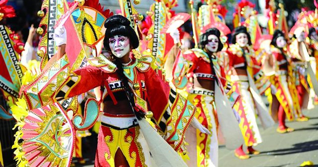 The Valley Boys parade at junkanoo carnival