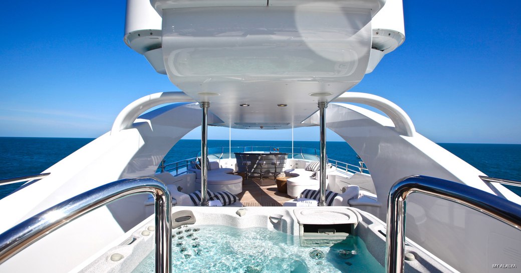 Onboard Jacuzzi, MY Alalya