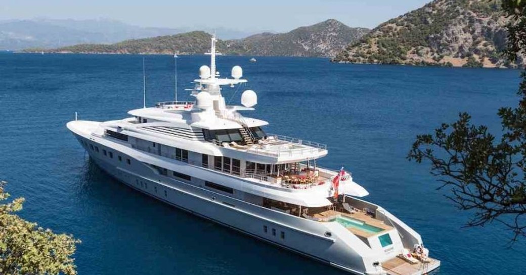 superyacht AXIOMA cruising in the Mediterranean