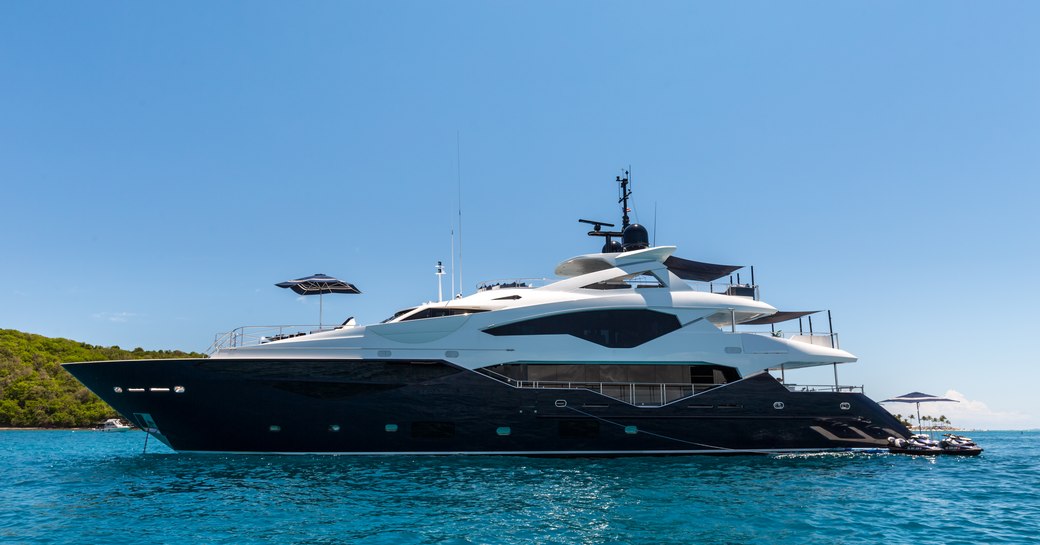 take 5 sunseeker at anchor