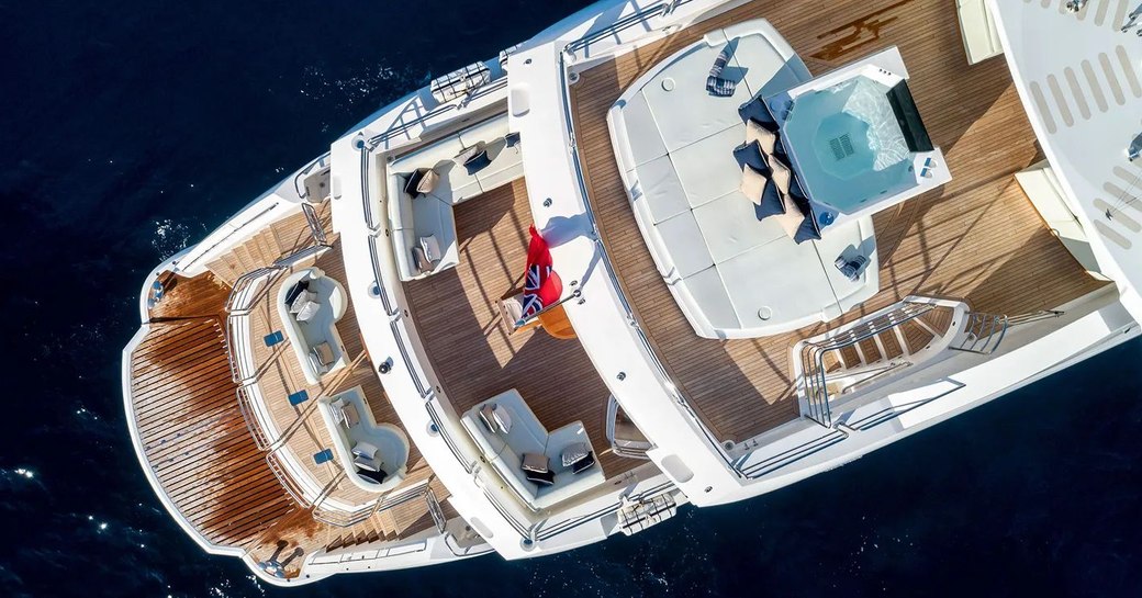 ANYA superyacht aerial image