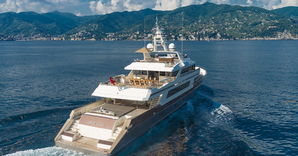 M/Y Cloud Atlas underway