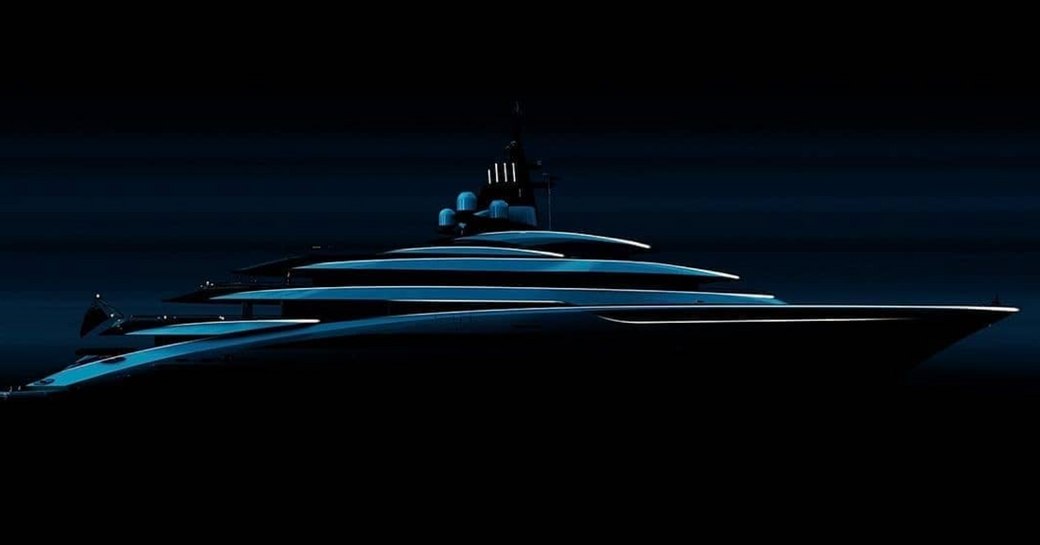 Lurssen superyacht Enzo aglow 