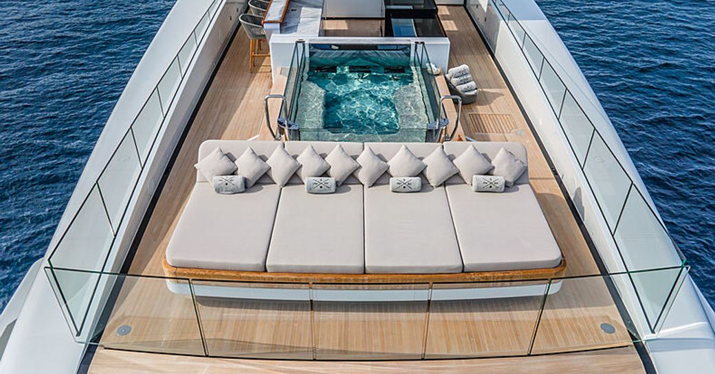 Sundeck onboard MY Severin's