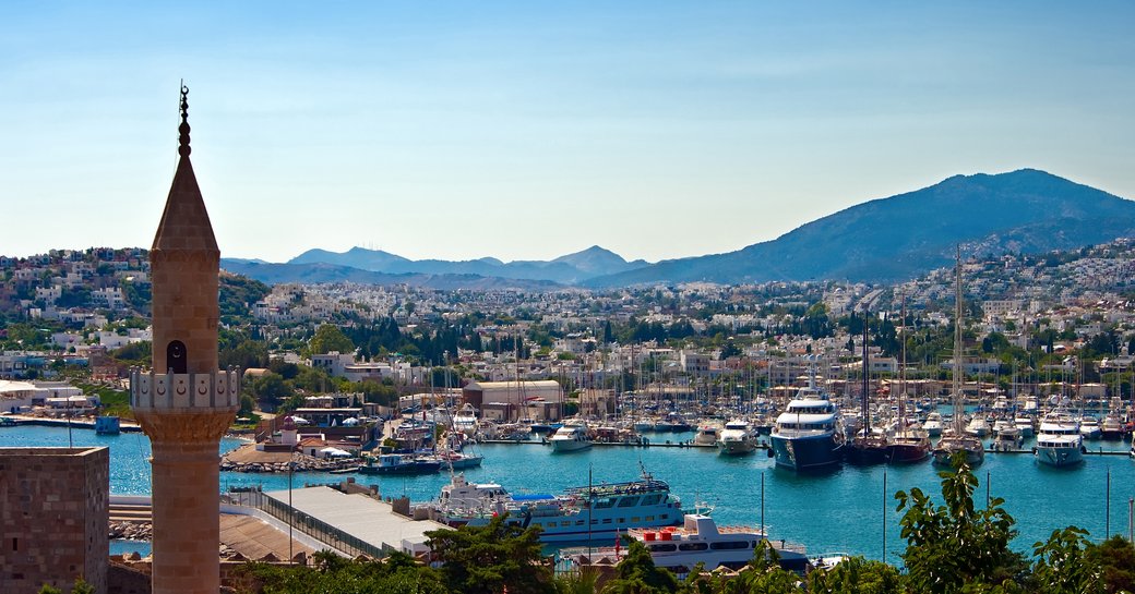 Marina in Bodrum, Turkey