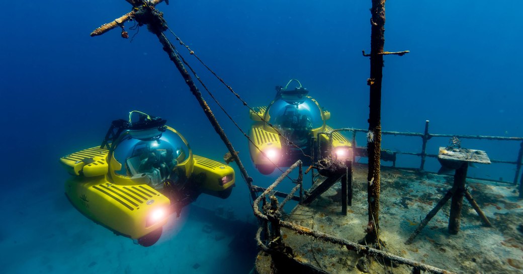 Wreck diving off U-Boat Navigator