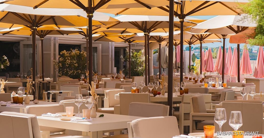 BABA Antibes dining area