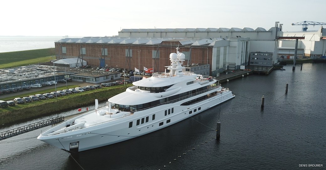 luxury yacht synthesis at amels yard