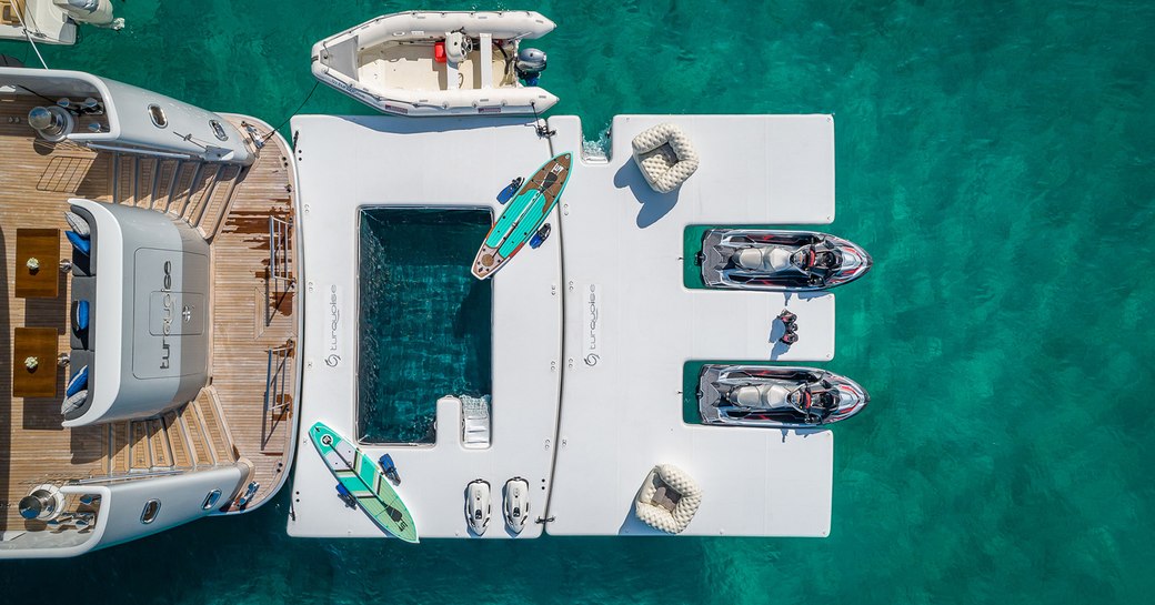 Aft deck of Turquoise