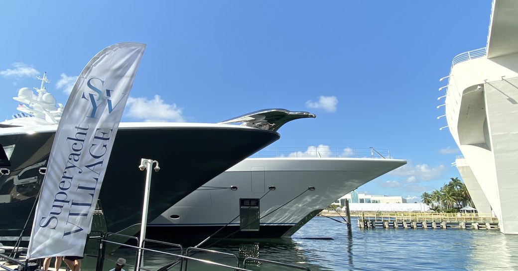 Superyacht Village area at FLIBS