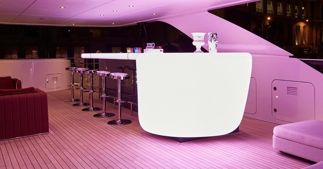 superyacht home bar