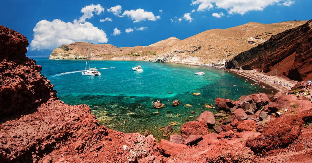 Kokkini red beach santorini