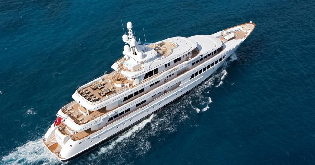 Feadship superyacht UTOPIA whilst cruising