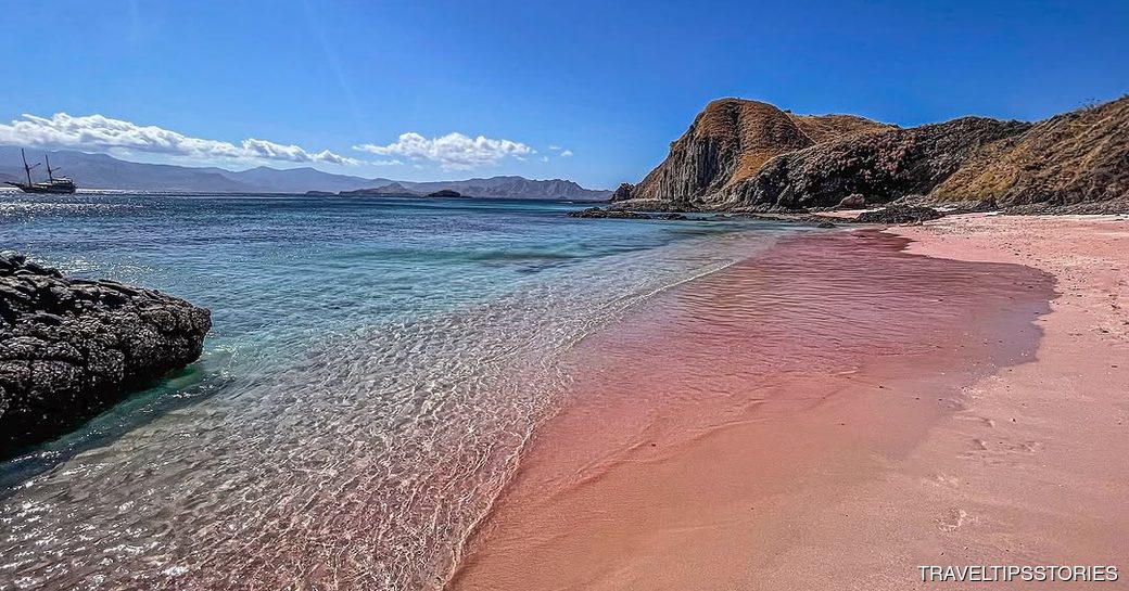 Pink Beach, Komodo Island, Indonesia