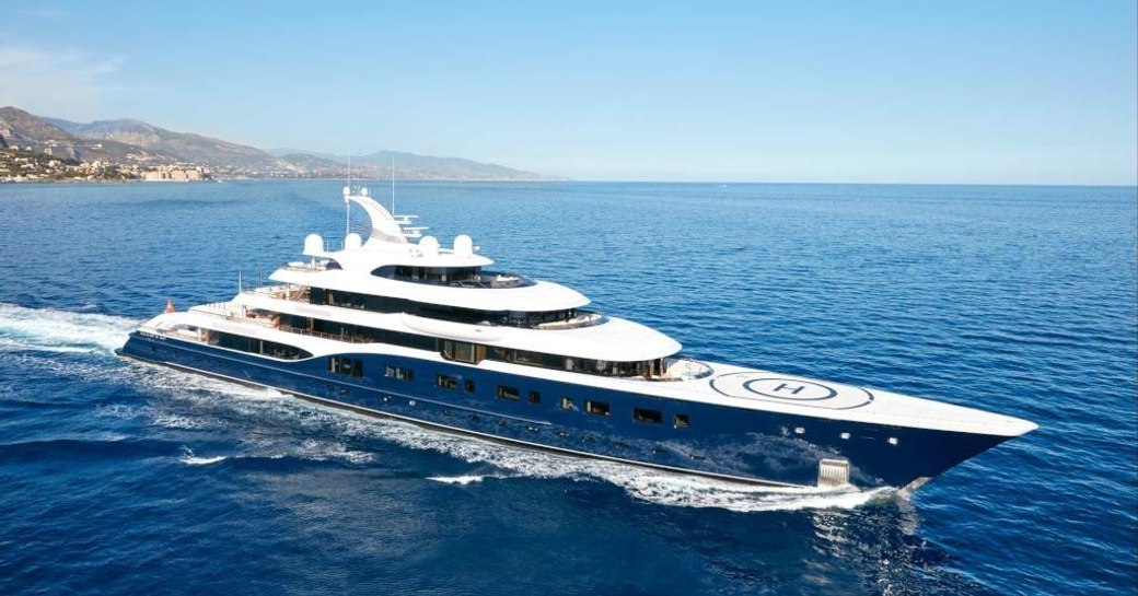 Feadship charter yacht SYMPHONY underway