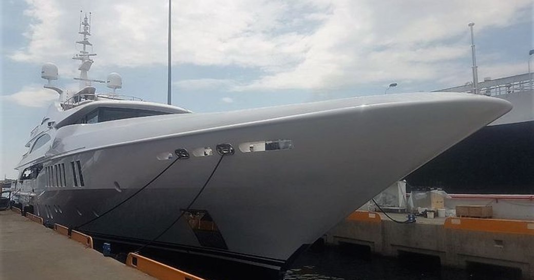 The launch of superyacht O'MATHILDE