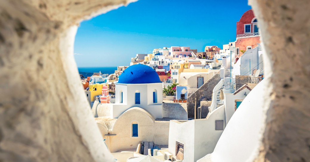 Oia village in Santorini, Greece