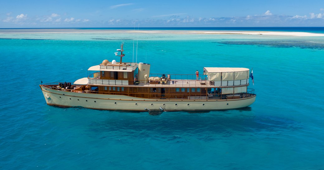 over the rainbow classic luxury yacht in east africa