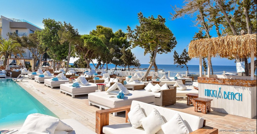 Image of celebrity hotspot Nikki Beach in Ibiza