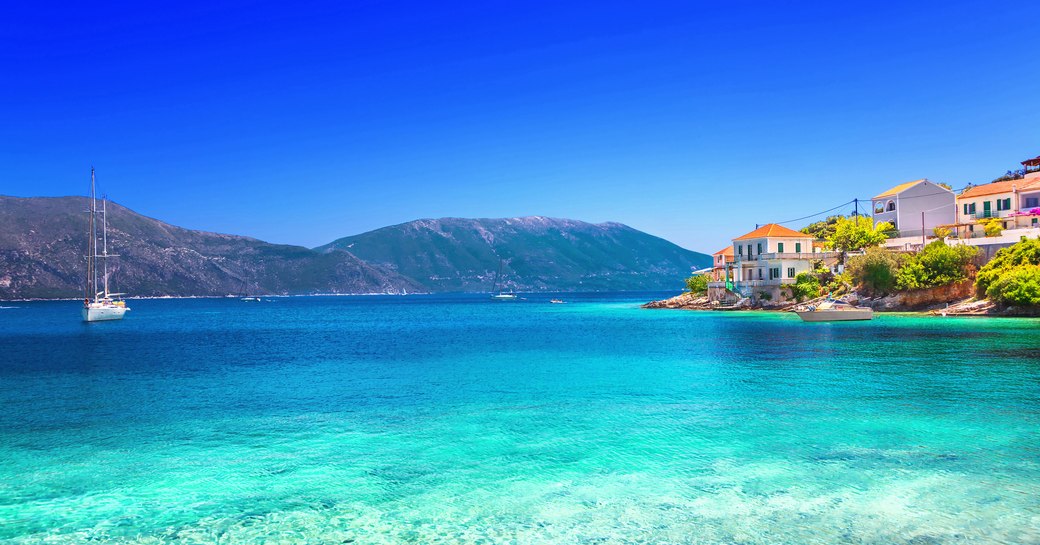 Fiskardo village, Kefalonia island, Greece