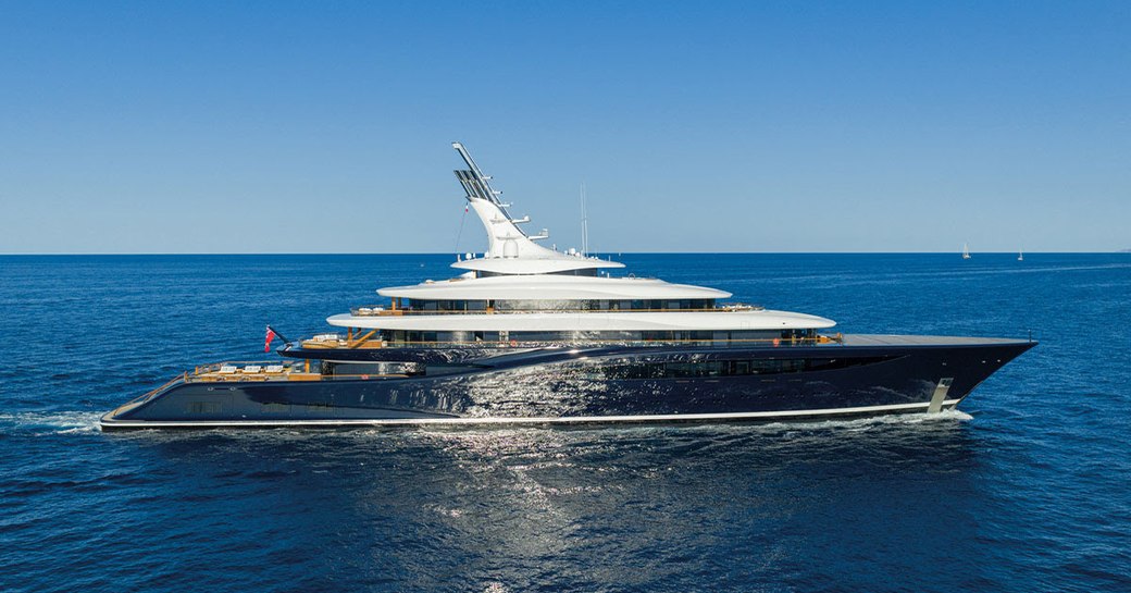 Charter yacht BREAKTHROUGH at sea