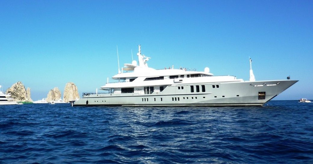 motor yacht SIREN cruising on a luxury yacht charter