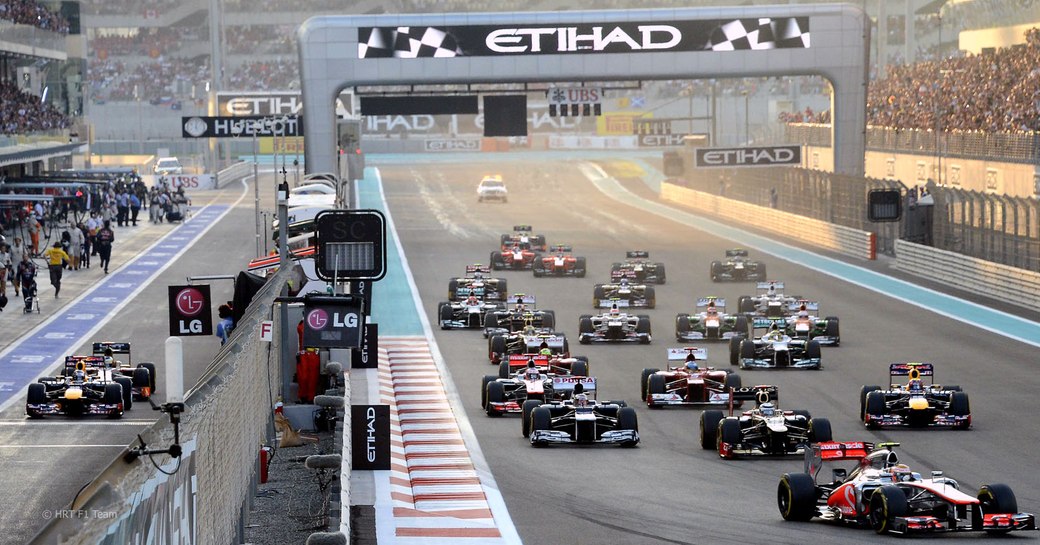 Abu Dhabi Grand Prix gets underway on the Yas Circuit Marina