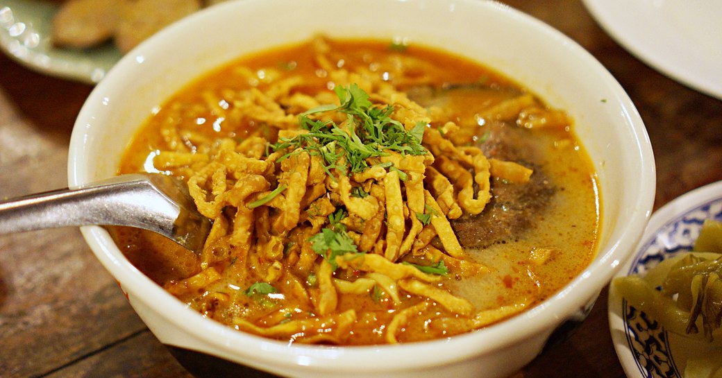 Khao Soi is a spicy curry unique to northern Thailand