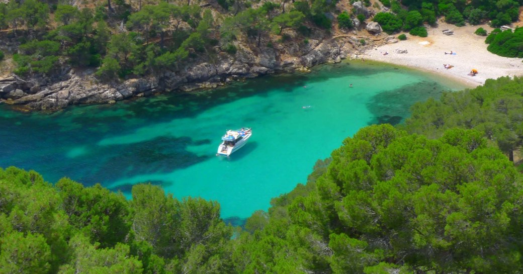 Cala Murta beach in Mallorca in the Balearics