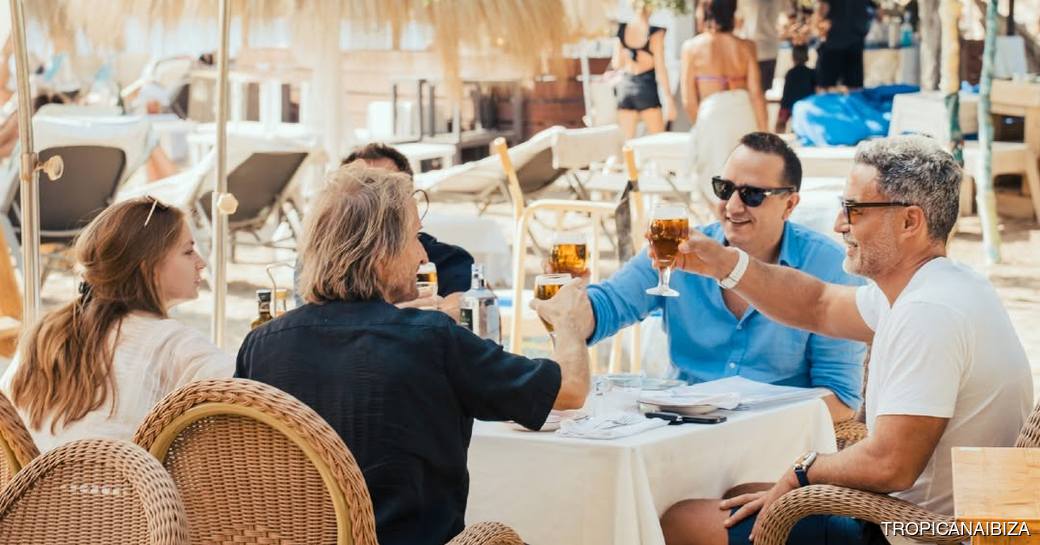 Tropicana Ibiza people dining outdoors